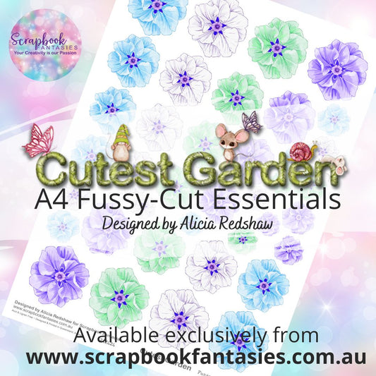 Cutest Garden A4 Colour Fussy-Cut Essentials - Primrose 2 242424