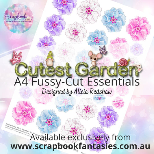 Cutest Garden A4 Colour Fussy-Cut Essentials - Primrose 3 242425