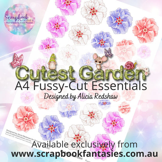 Cutest Garden A4 Colour Fussy-Cut Essentials - Primrose 4 242426