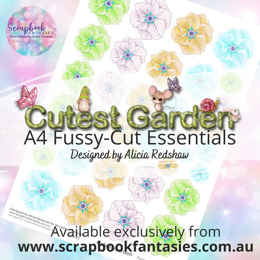 Cutest Garden A4 Colour Fussy-Cut Essentials - Primrose 5 242427