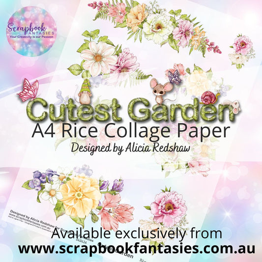 Cutest Garden A4 Rice Collage Paper - Bouquets 242416