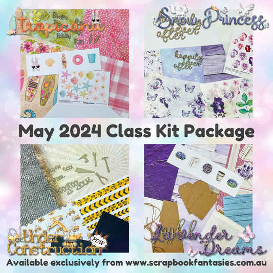 Class Kits Package for Live Classes May 2024 with Alicia Redshaw (Weeks 19, 20, 21 & 22)