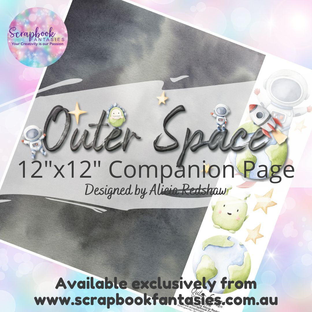 Outer Space 12"x12" Single-sided Companion Page - Space Walk 672401