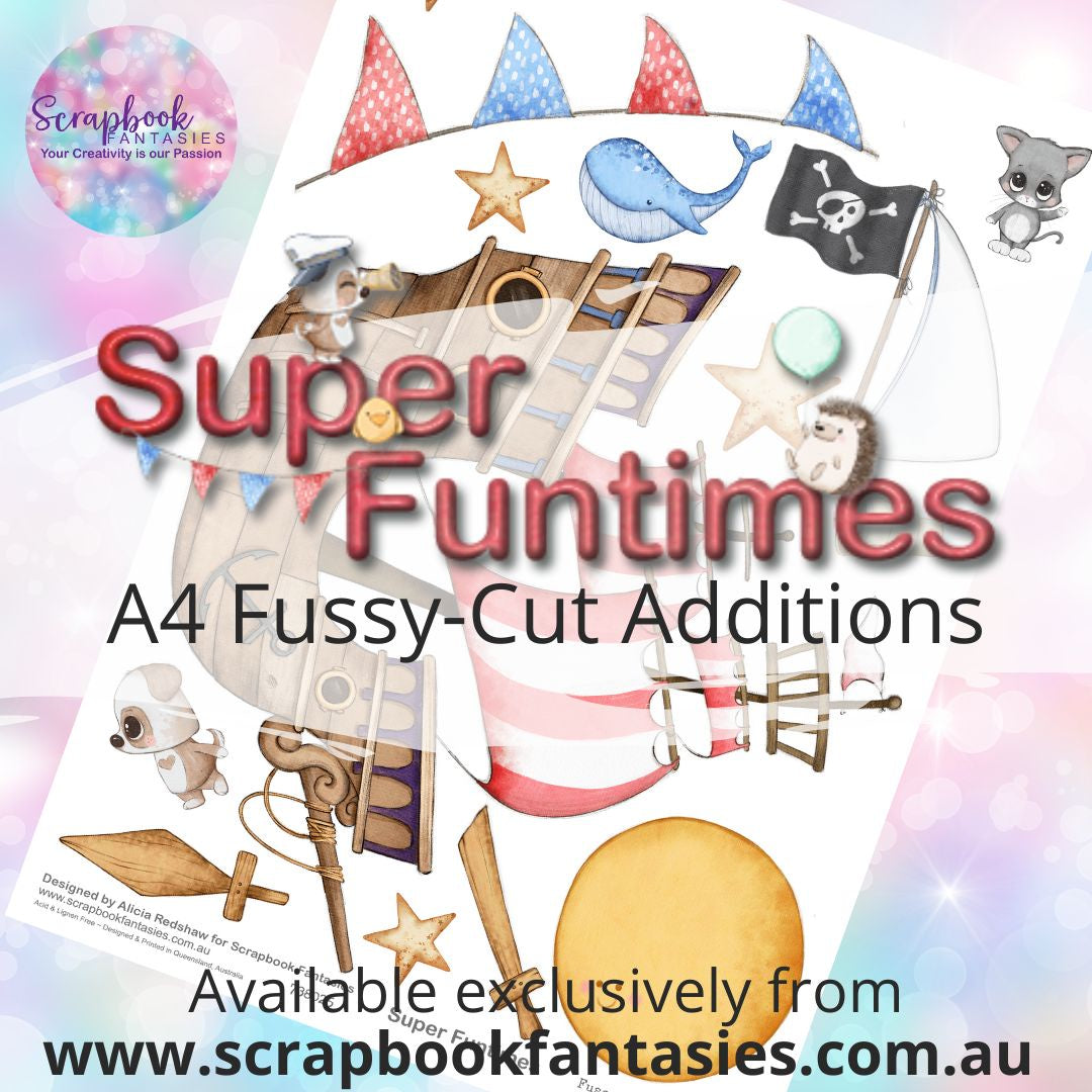 Super Funtimes A4 Colour Fussy-Cut Additions - Pirate Ship 738025