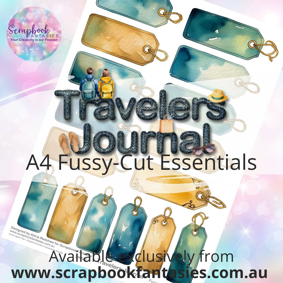 Travelers Journal A4 Colour Fussy-Cut Essentials - Tags 1 388529