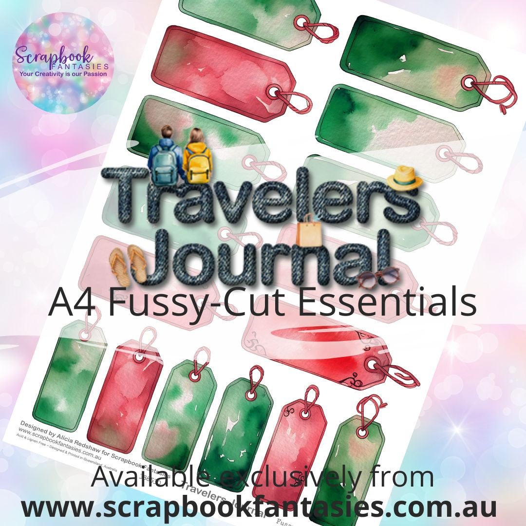 Travelers Journal A4 Colour Fussy-Cut Essentials - Tags 2 388530