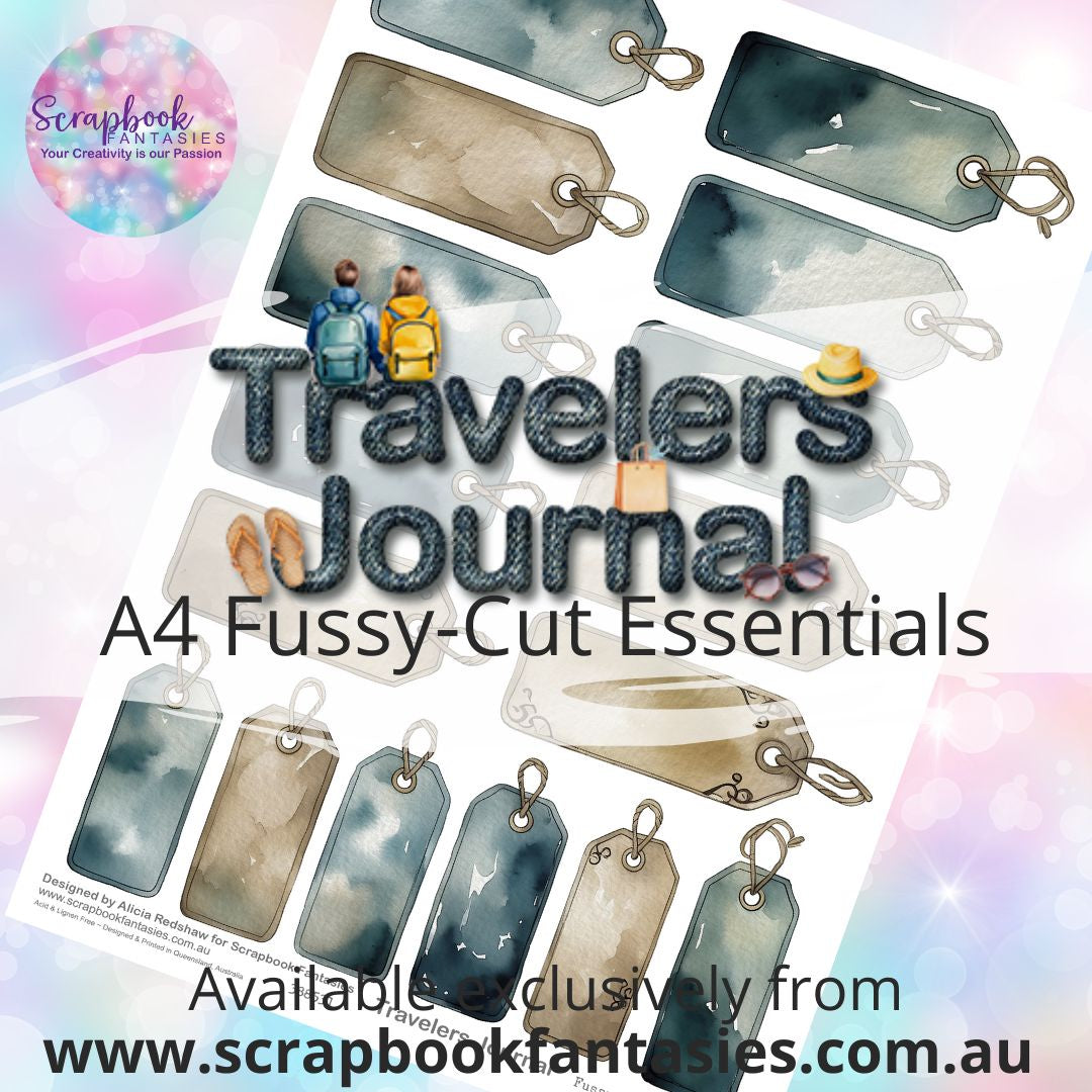 Travelers Journal A4 Colour Fussy-Cut Essentials - Tags 3 388531