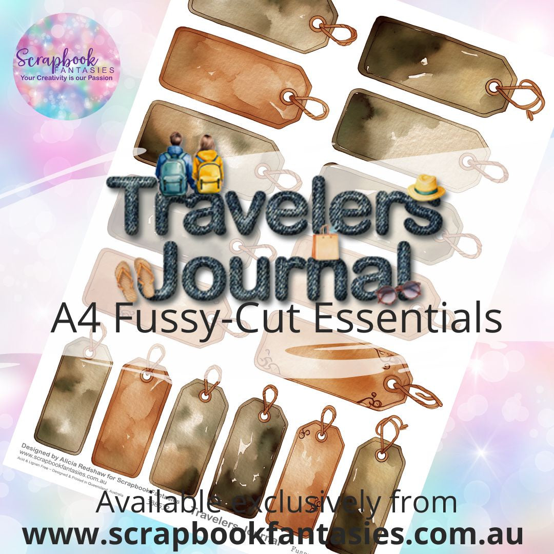 Travelers Journal A4 Colour Fussy-Cut Essentials - Tags 4 388532