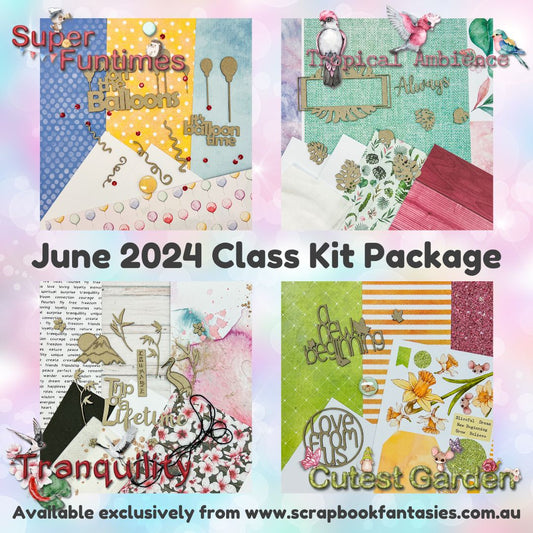 Class Kits Package for Live Classes June 2024 with Alicia Redshaw (Weeks 23, 24, 25 & 26)
