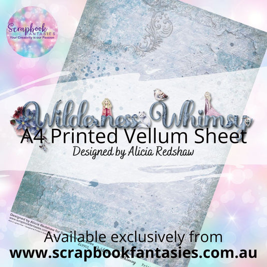 Wilderness Whimsy A4 Printed Vellum Sheet - Collage Background 249902