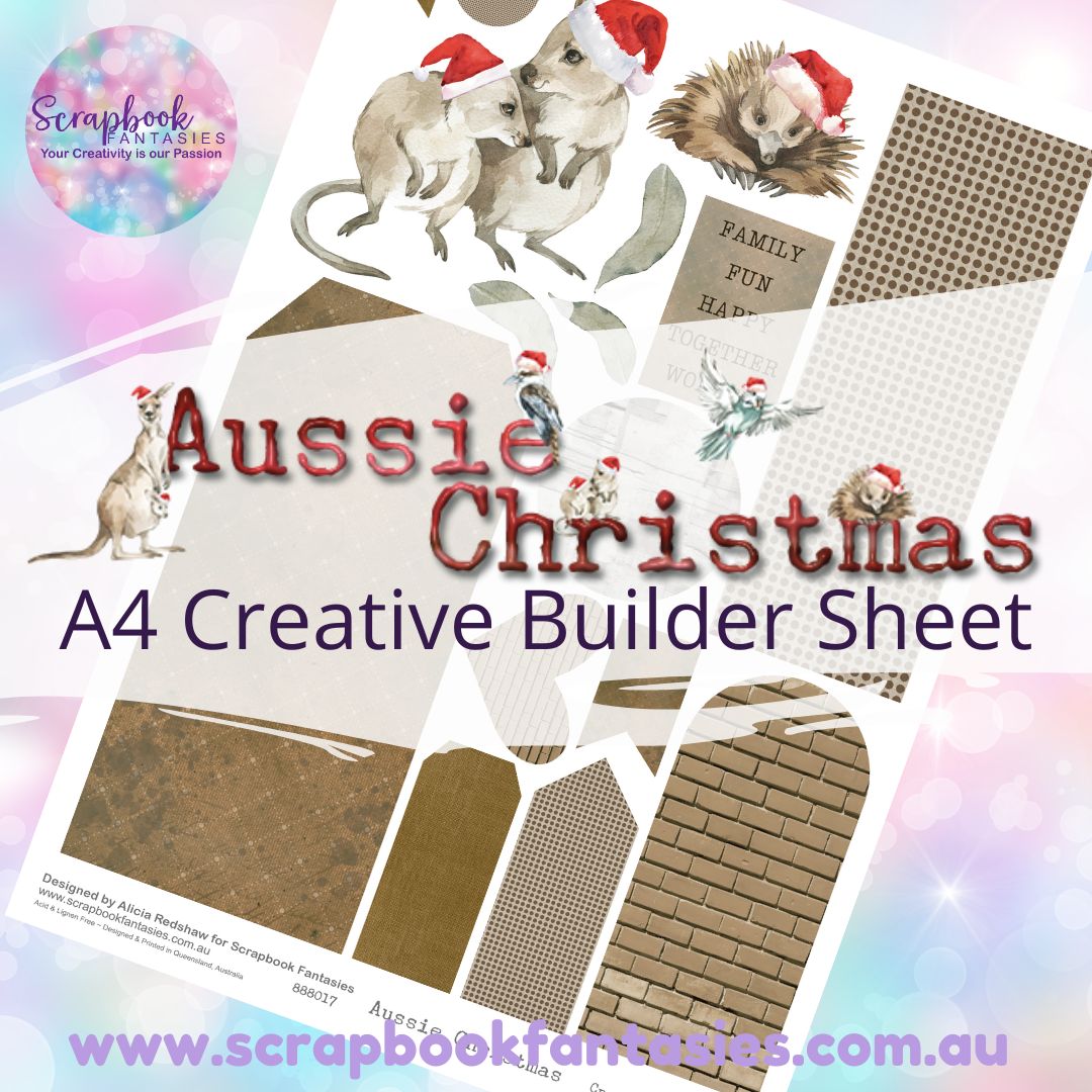 Aussie Christmas A4 Creative Builder Sheet 1 888017