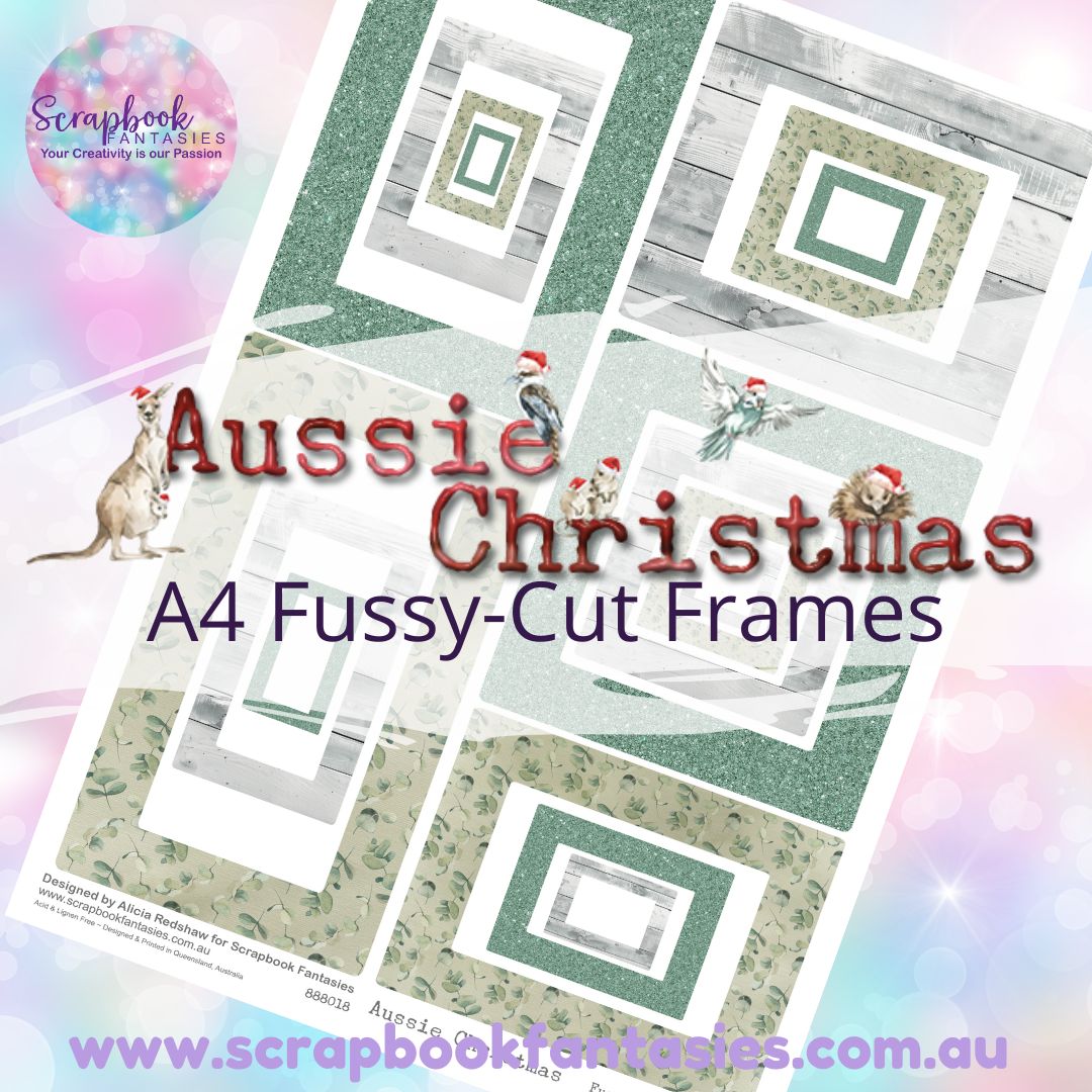Aussie Christmas A4 Colour Fussy-Cut Frames 1 888018