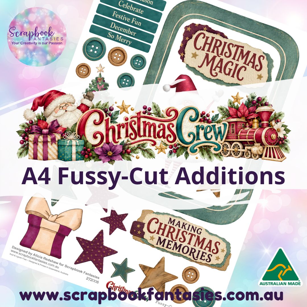 Christmas Crew A4 Colour Fussy-Cut Additions - Christmas Magic 272008