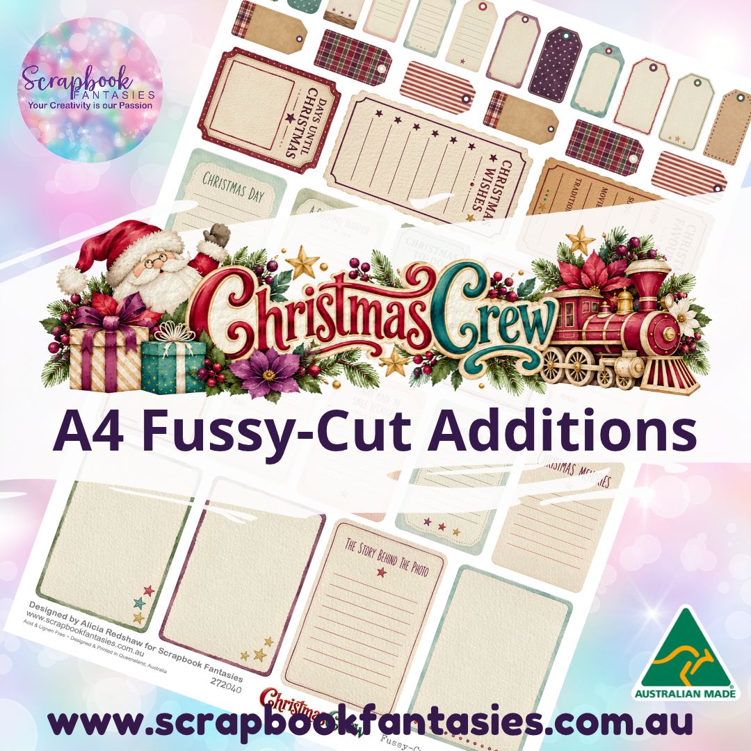 Christmas Crew A4 Colour Fussy-Cut Additions - Journal Blocks 272040