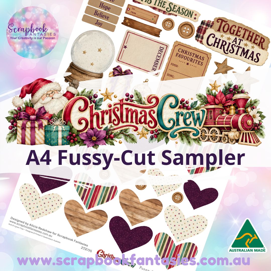 Christmas Crew A4 Colour Fussy-Cut Sampler 10 - 272096