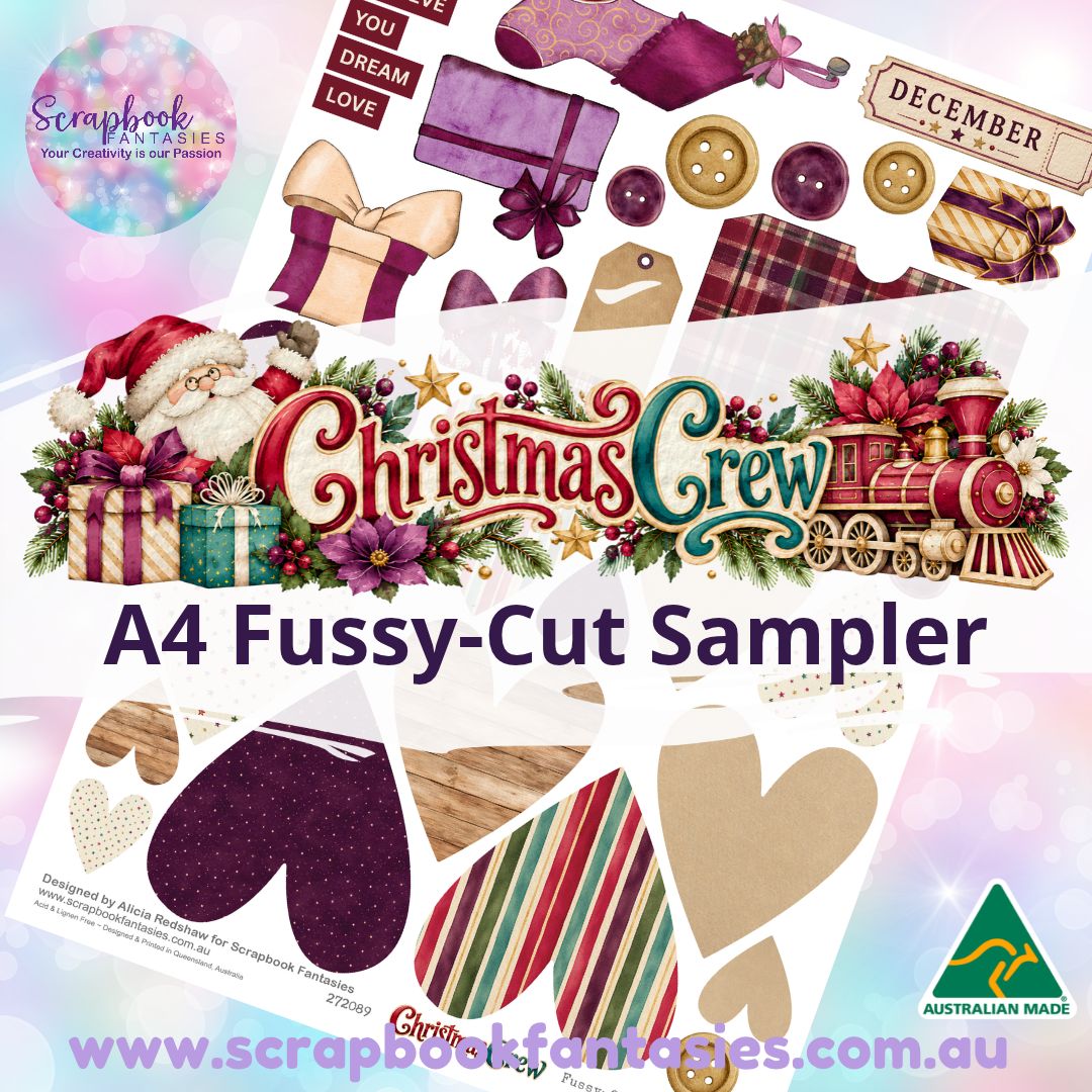 Christmas Crew A4 Colour Fussy-Cut Sampler 3 - 272089