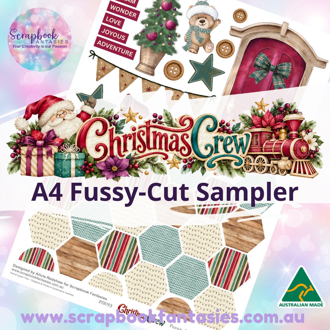 Christmas Crew A4 Colour Fussy-Cut Sampler 7 - 272093