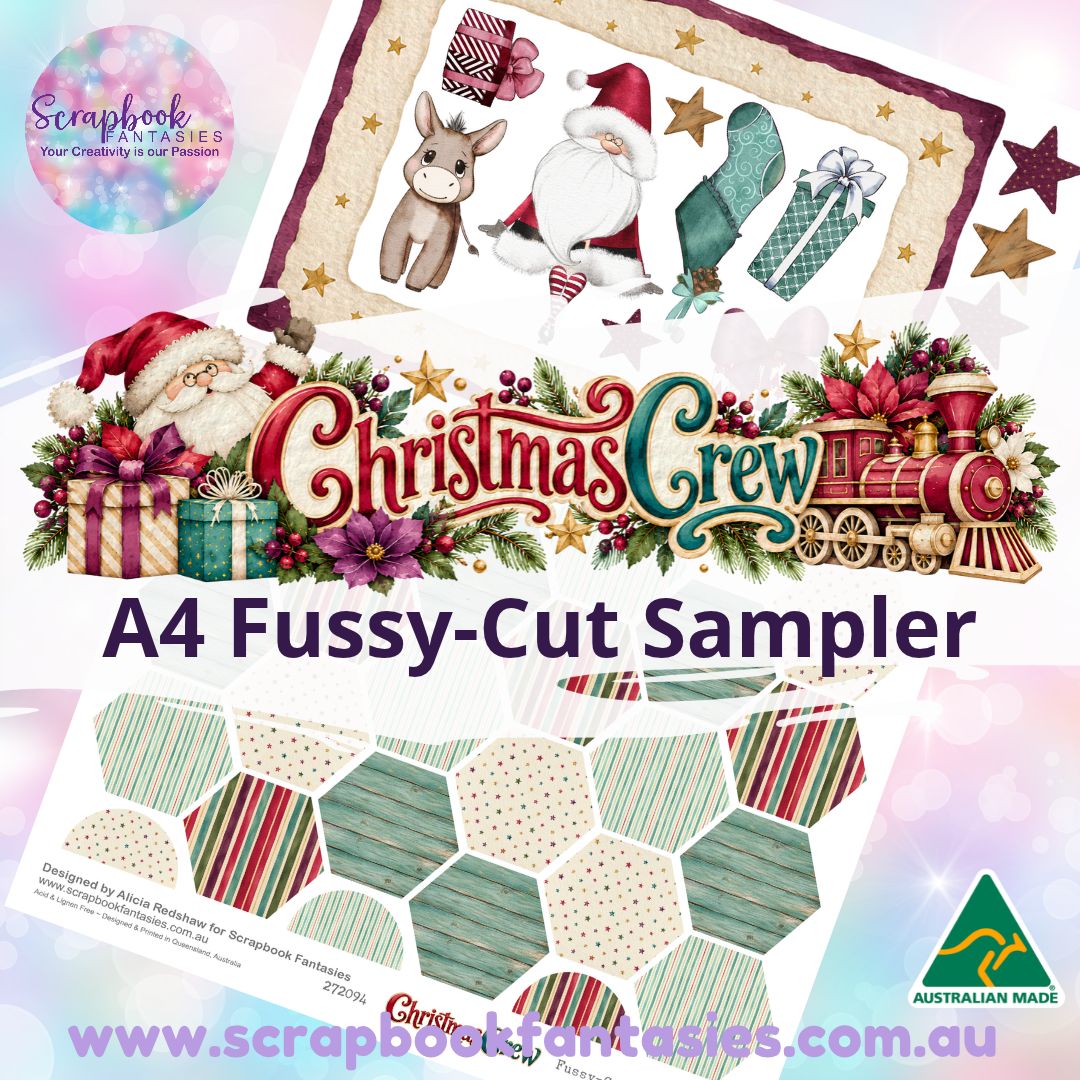 Christmas Crew A4 Colour Fussy-Cut Sampler 8 - 272094