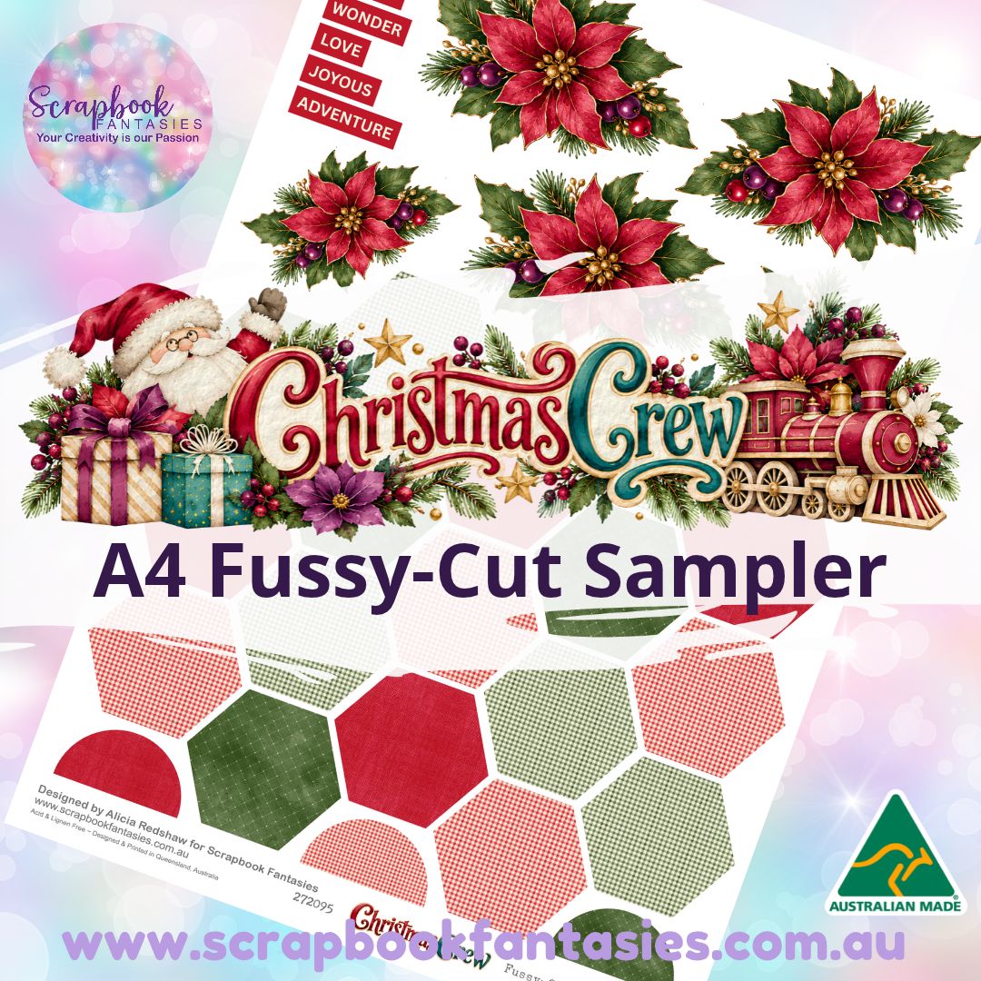 Christmas Crew A4 Colour Fussy-Cut Sampler 9 - 272095