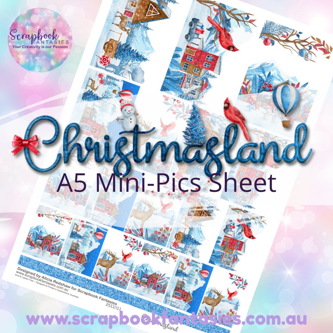 Christmasland A5 Mini-Pics Sheet 2511011