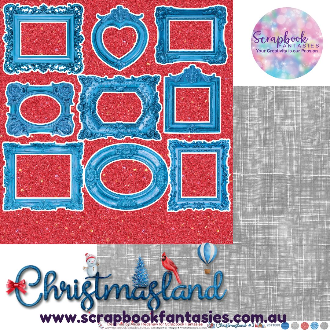 Christmasland 12x12 Double-Sided Patterned Paper 3 - 2511003