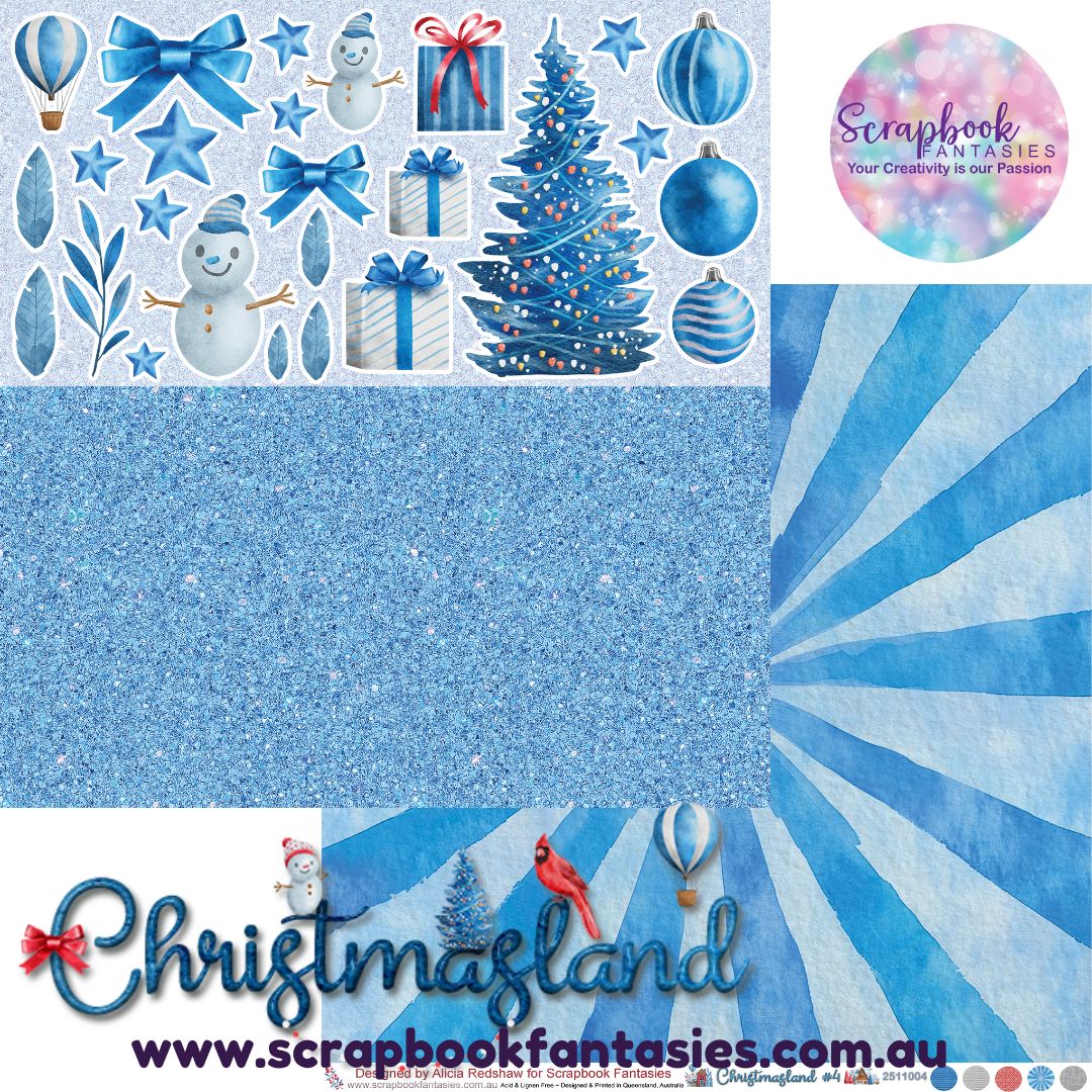 Christmasland 12x12 Double-Sided Patterned Paper 4 - 2511004