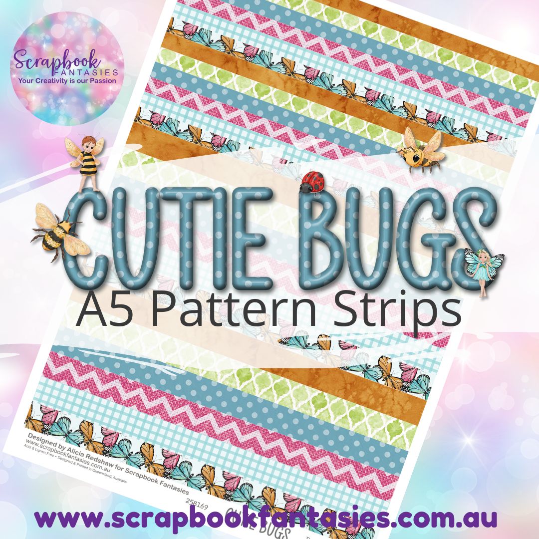 Cutie Bugs A5 Colour Pattern Strips 1 258169