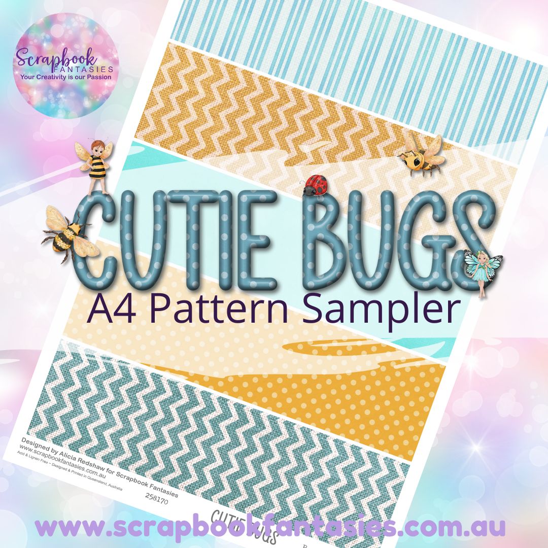 Cutie Bugs A4 Colour Pattern Sampler 1 258170