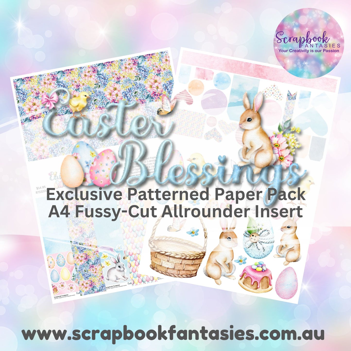 Easter Blessings 8"x11" Double-Sided Patterned Paper Pack - 8733200