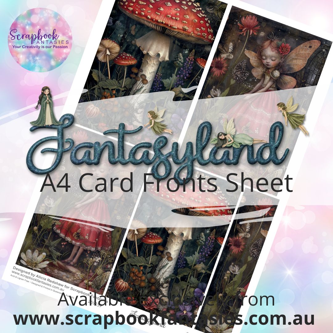 Fantasyland A4 Card Fronts Sheet - Cards 8 259159