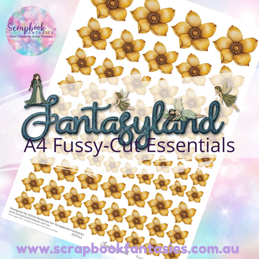 Fantasyland A4 Colour Fussy-Cut Essentials - Flowers 1 259141