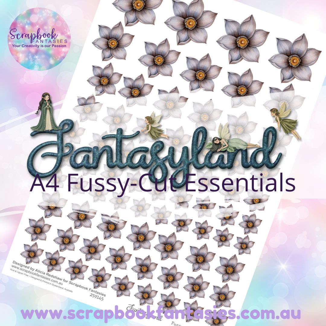 Fantasyland A4 Colour Fussy-Cut Essentials - Flowers 5 259145