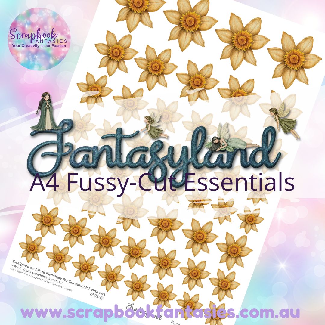 Fantasyland A4 Colour Fussy-Cut Essentials - Flowers 7 259147