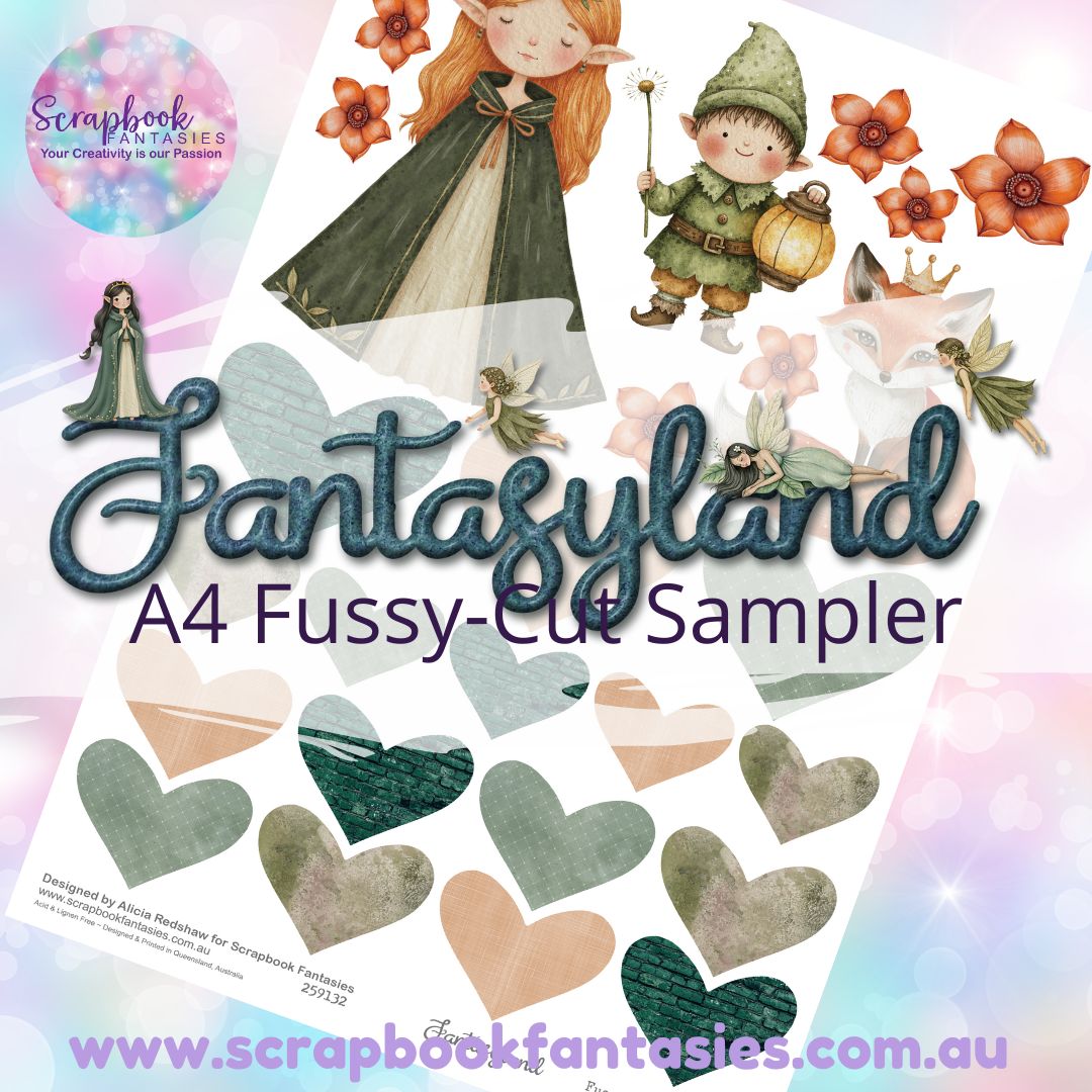 Fantasyland A4 Colour Fussy-Cut Sampler 5 - 259132
