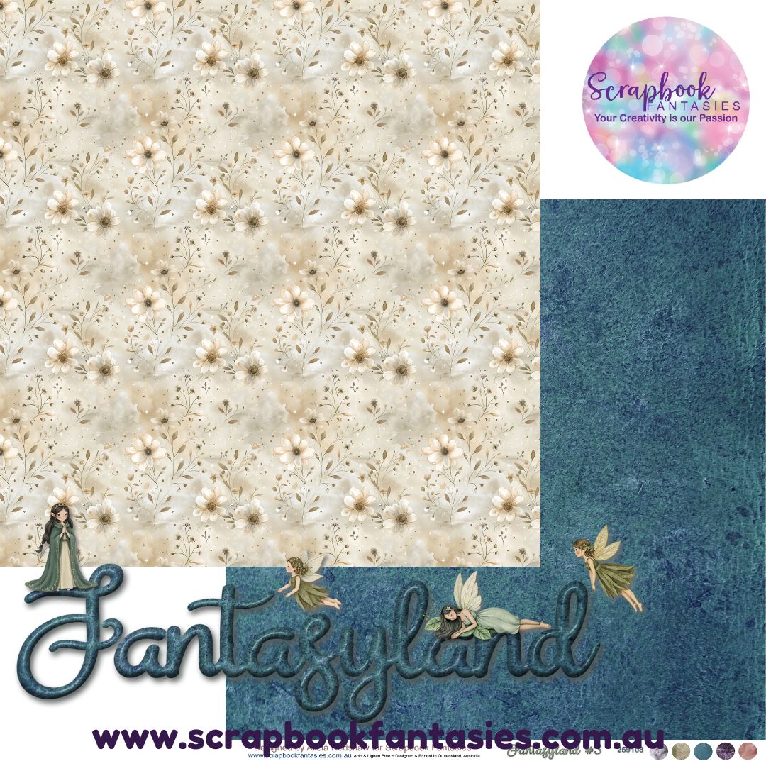 Fantasyland 12x12 Double-Sided Patterned Paper 3 - 259103