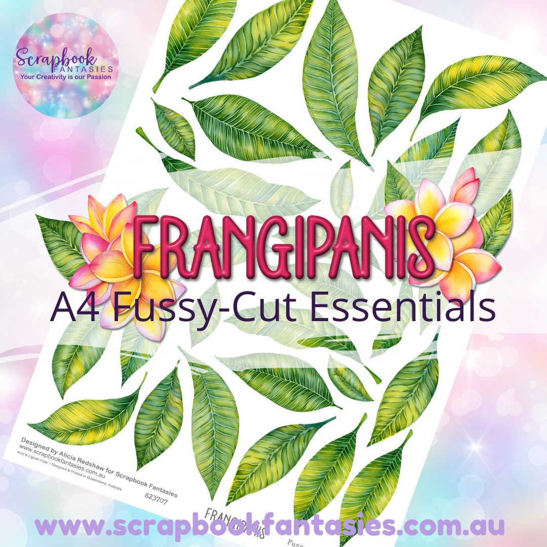Frangipanis A4 Colour Fussy-Cut Essentials - Leaves 623707