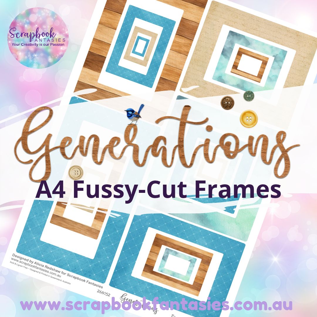 Generations A4 Colour Fussy-Cut Frames 3 268052