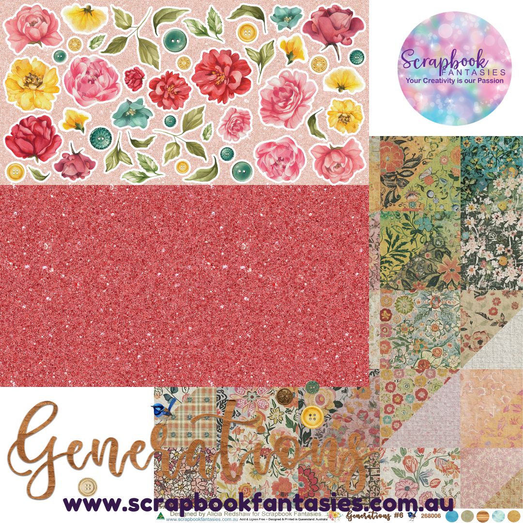Generations 12x12 Double-Sided Patterned Paper 6 - 268006