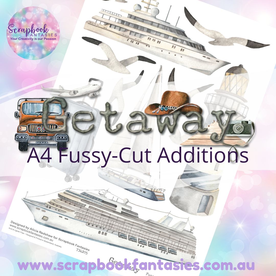 Getaway A4 Colour Fussy-Cut Additions - Cruising 734205