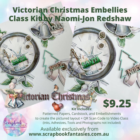 Victorian Christmas Mini Embellies Kit - GICS #18 - 26 November 2023