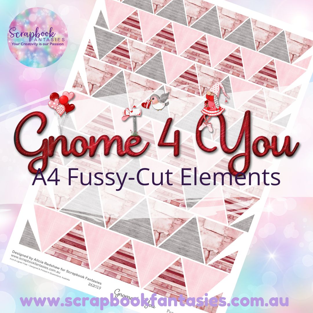 Gnome 4 You A4 Colour Fussy-Cut Elements - Triangles 2 262019