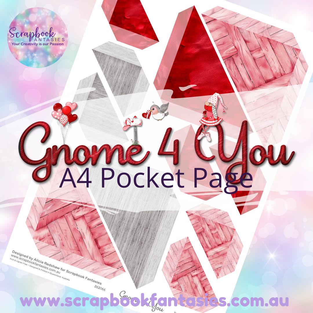 Gnome 4 You A4 Colour Pocket Page - Straight Corners 1 262066