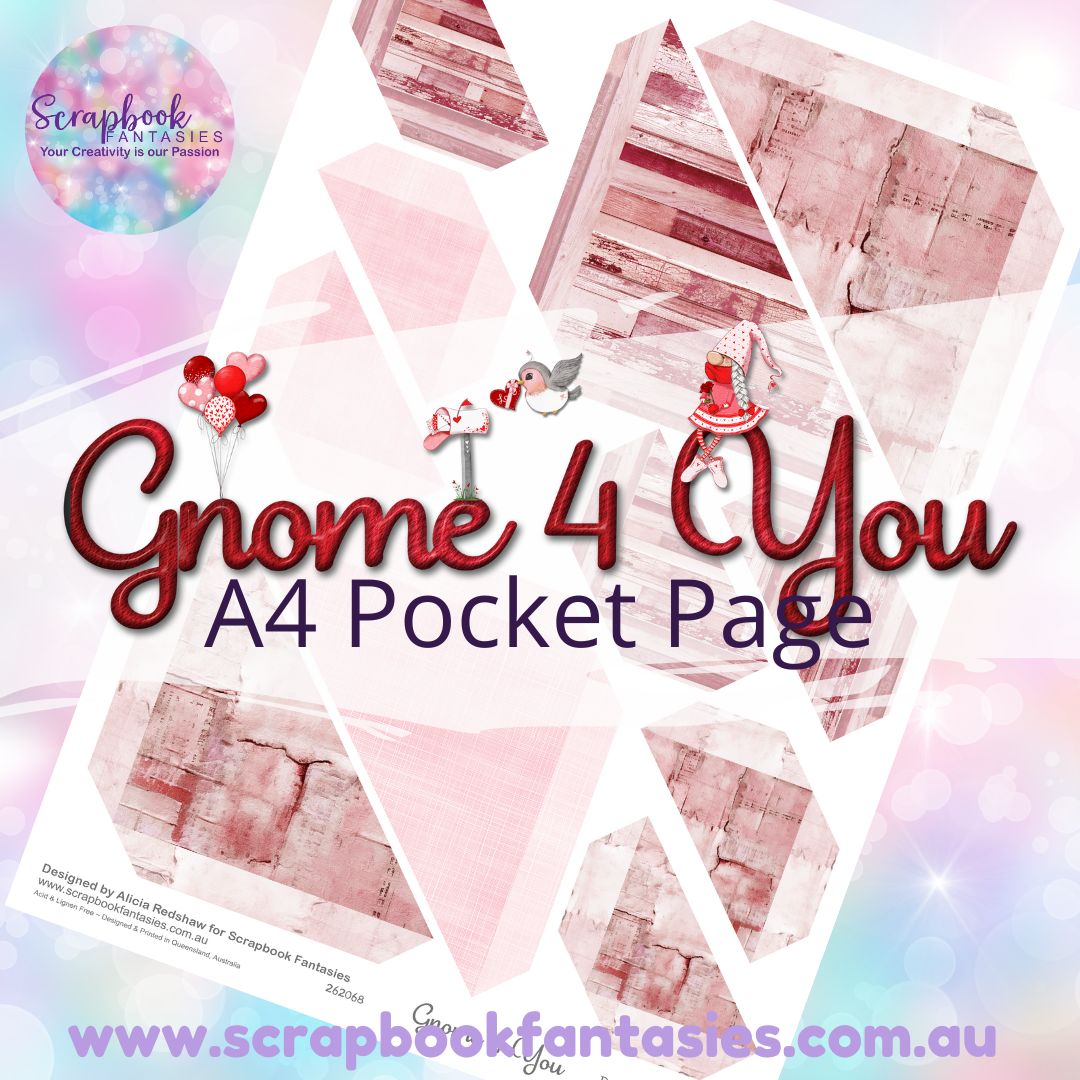 Gnome 4 You A4 Colour Pocket Page - Straight Corners 3 262068