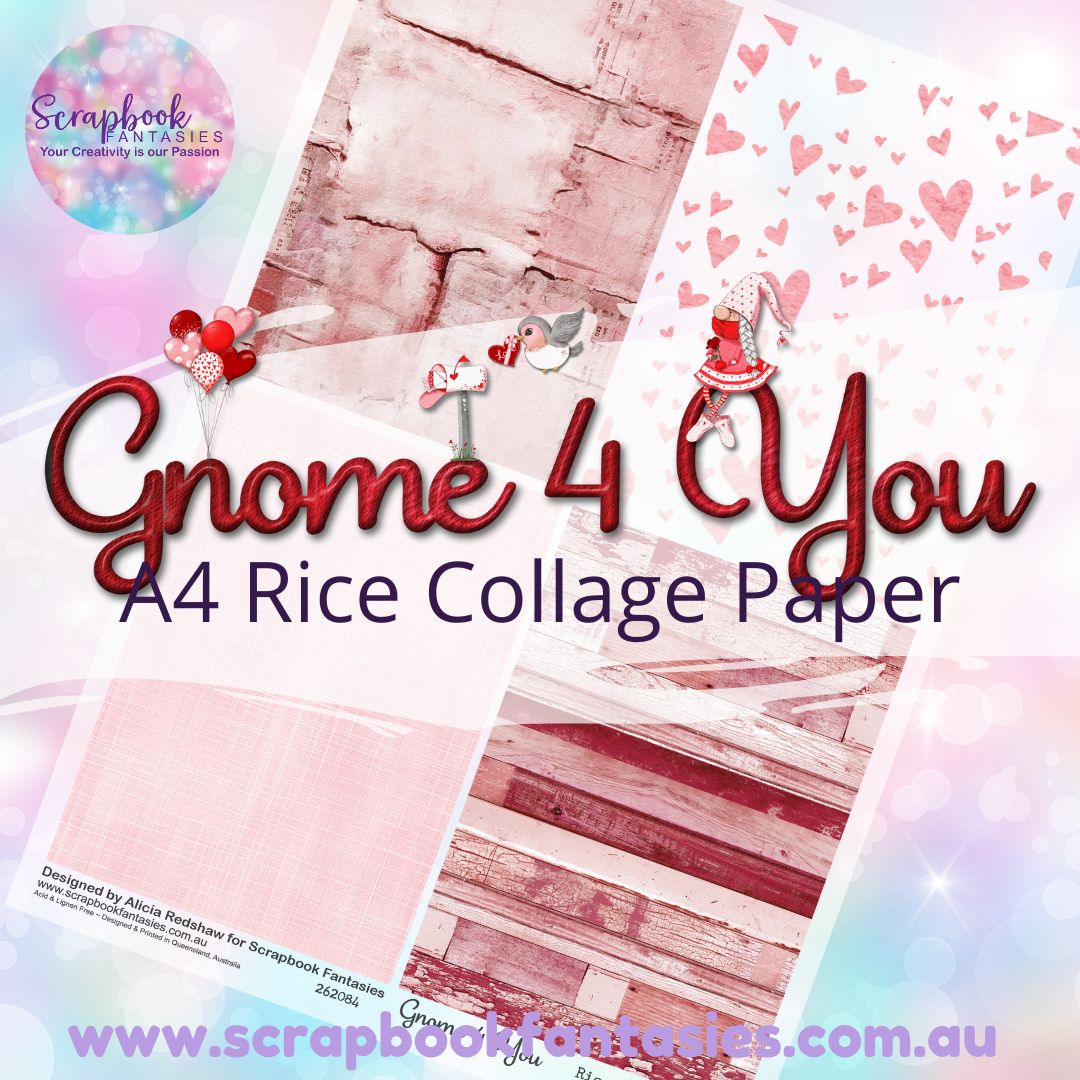 Gnome 4 You A4 Collage Paper - Quarters 1 262084