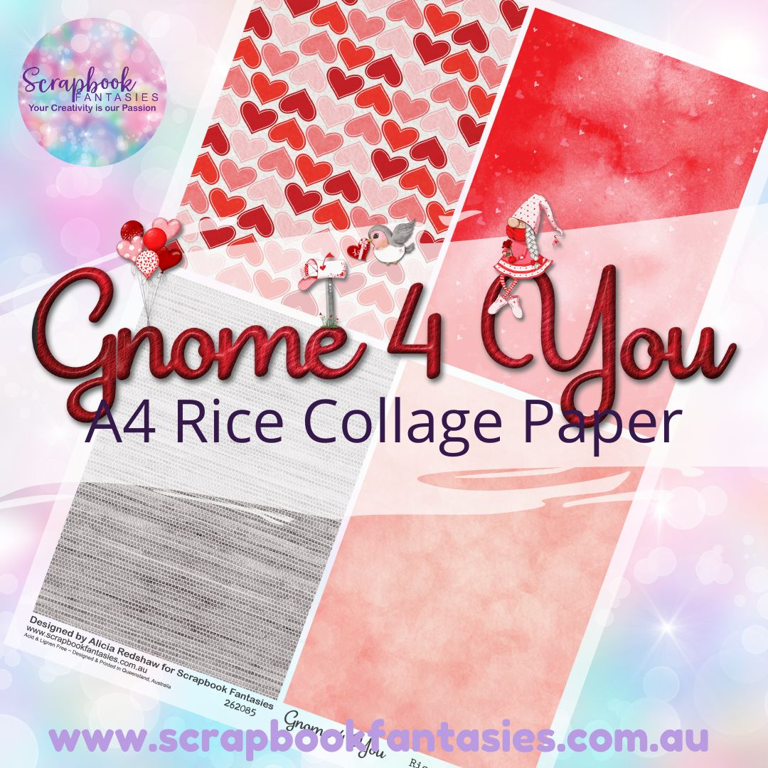 Gnome 4 You A4 Collage Paper - Quarters 2 262085