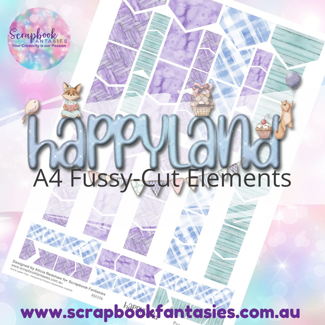 Happyland A4 Colour Fussy-Cut Elements - Flags & Banners 6 250176