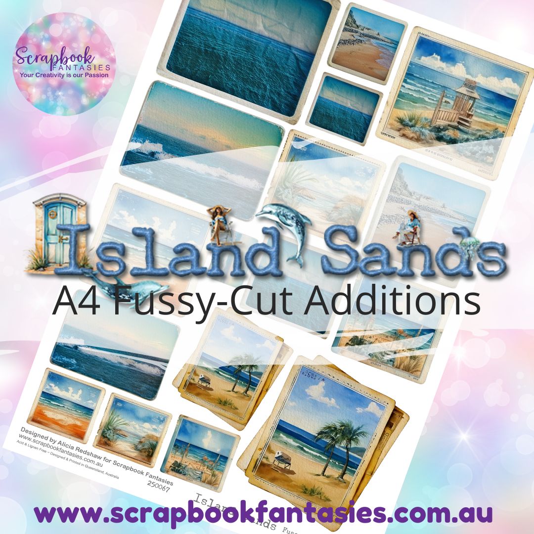 Island Sands A4 Colour Fussy-Cut Additions - Beach Photos 250067