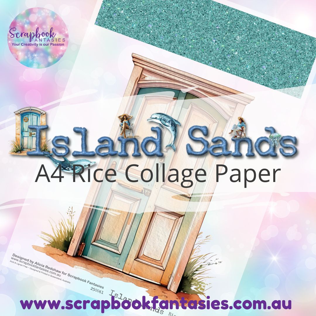 Island Sands A4 Rice Collage Paper - Door B 250061