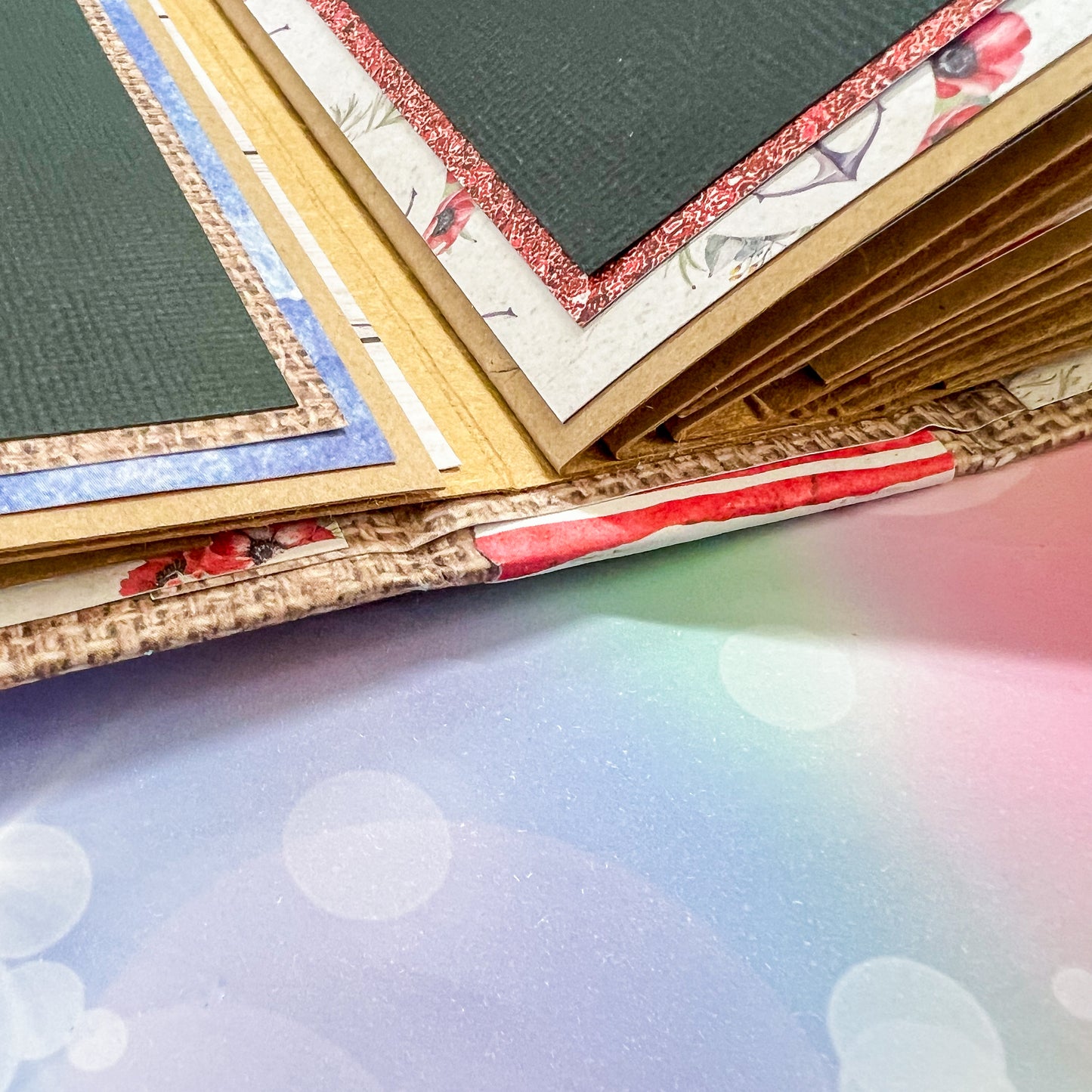 Mini-Book Cover Set - 5"x7" + 2" spines (4 pieces) High-quality 1.8mm Chipboard 16426