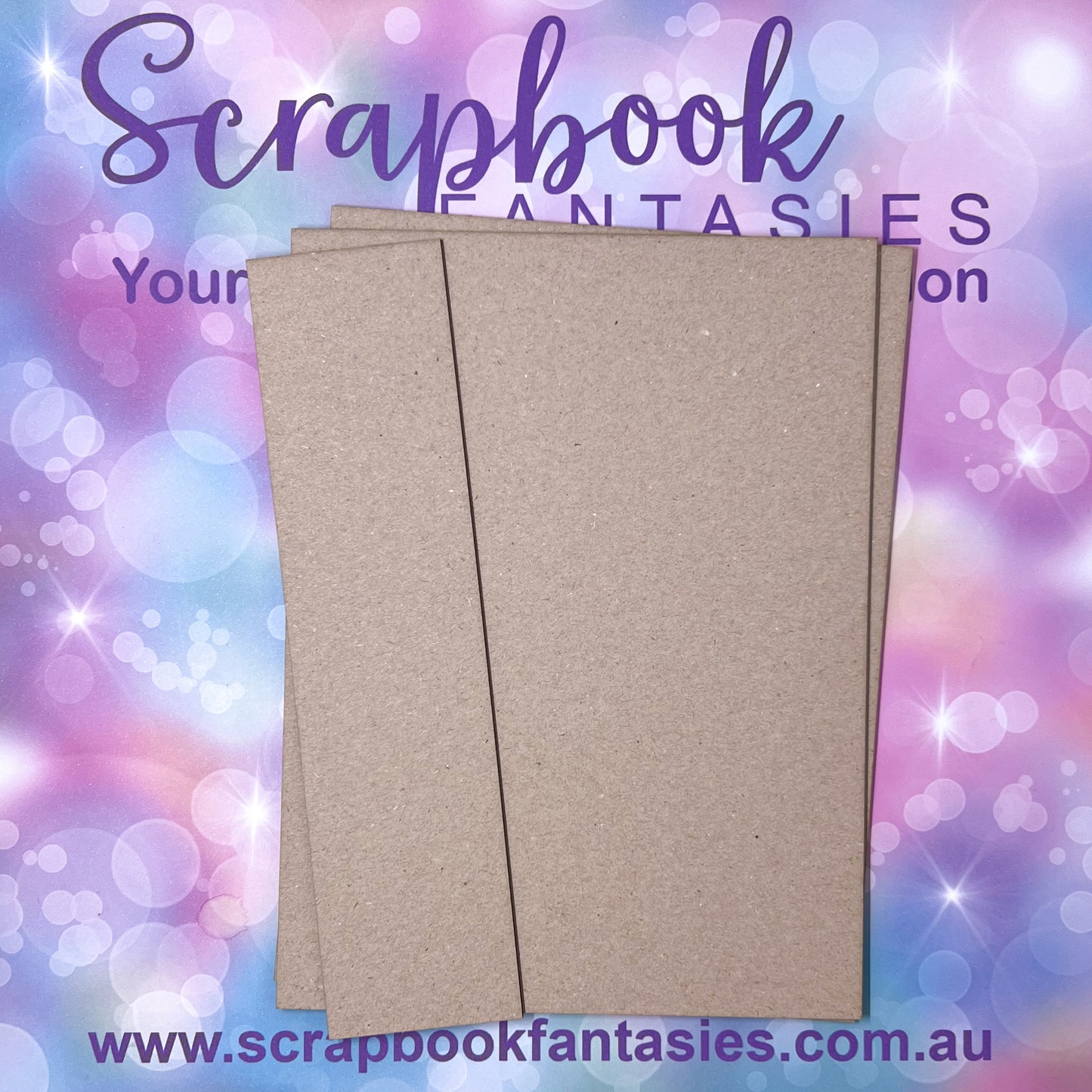 Mini-Book Cover Set - 6"x8" + 2" spines (4 pieces) High-quality 1.8mm Chipboard 16433